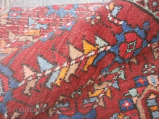 Persian runner knotted in the village of ARDEBIL.
Wool on cotton foundation.
330 x 100 cm. is the size of this persian-azeri piece.
Very good condition. hAS BEEN washed RECENTLY.
nOTES:  THIS ARDABIL LONG RUG  ...