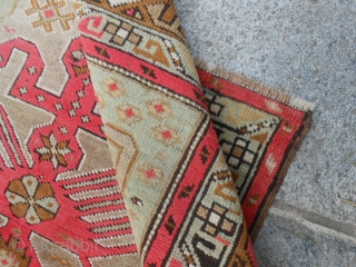 Antique carpet knotted in CAUCASUS _ KARABAGH.
Very good condition.  Knotted around 1920. Size cm. 182 x 120.
Other photos or query on request.
WASHED and read to use!
Thanks and good look.

WARM GREETING FROM  ...