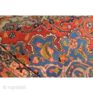 Very old ESFAHAN fine knot. In good condition. 320x215 cm.
Beautiful colour. Wool on cotton.  Price 670 euro (free shipp for EURO zone) 
         