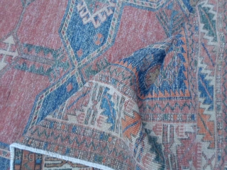 Antique carpet knotted in the Caucasus, district of SUSA. In good condition, washed 
and ready for use. Size  is  cm. 204 x 118 cm.-ft. 7.87 by 3.61 ft.- Very beautifu  ...