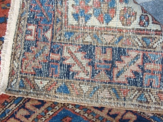 308 x 94 cm. is the size of this antique AZERBAIJAN HERIS.
Very good condition and washed. Antique original runner from Heris village.
Full pile, no holes, no stains, all original ends and no  ...