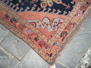 388 x 124 cm
Antique carpet CAUCASUS  Lampa-Karabagh.
In very good condition. 
Original runner knotted around 1900.
More pictures and info about this carpet on request.

Greeting from  lake of COMO !
   