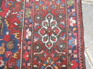 Chahar Mahal-va-Bachtyari is the region of Persia which the carpet has been knotted.
Fine knot and great fastened color for this old panels nomadic carpet Bachtyar.
This piece is in very good condition (full  ...