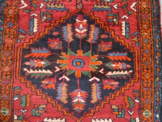 Kermanshad runner Kordi in very good condition.
All wool and great colors for this runner.
Full pile with only 3/4 little old restors.
Size  cm. 322 x 105 cm.
Washed and read for use.
More info  ...