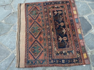 Antique Afshar Khorjin end XIX th.century in very, very good condition with
all the kilim at the end. natural Dyes, all wool. Size cm. 118 by 107 cm.
More info and photos on request.  ...