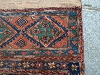 Antique Afshar Khorjin end XIX th.century in very, very good condition with
all the kilim at the end. natural Dyes, all wool. Size cm. 118 by 107 cm.
More info and photos on request.  ...