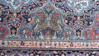 cm 210x144 is the size of this Teheran.
Condition like a new carpet for this 
antique Teheran knotted extra fine.
The carpet has been professionally washed.
Other info or photo on request about this
persian carpet  ...