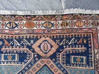 MESHKIN or Baksheysh  antique piece knotted in the district Azeri
of Persia. In good condition. All wool and all natural dyes.
A lot of influence from other district of Caucasus and Persia
you can  ...