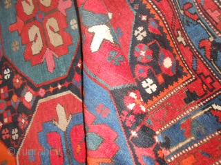 One of my collectors' friend has named this Kazakh "carpet LUNA-PARK".
Yes, it is so and it is okay! Kazakh knotted by Armenian people in
the Caucasus region near the Karabagh. Fine knot and  ...