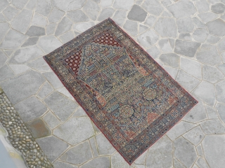 216 X140  CM. IS THE SIZE OF THIS ANTIQUE PERSIAN CARPET.
KNOTTED IN THE CITY OF TEHERAN. FULL PILE, ANY RESTORS OR
REPILS OR STAINS. VERY GOOD THE CONDITION OF THIS CARPET,
HAND MADE  ...