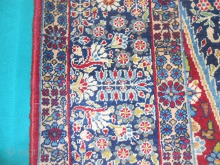 216 X140  CM. IS THE SIZE OF THIS ANTIQUE PERSIAN CARPET.
KNOTTED IN THE CITY OF TEHERAN. FULL PILE, ANY RESTORS OR
REPILS OR STAINS. VERY GOOD THE CONDITION OF THIS CARPET,
HAND MADE  ...