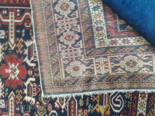 Shirwan antique Perpedil in very good condition.
All original piece with fastened and natural dyes.
Very designed main cufic border.
Size  cm.170 x 130 cm. =  ft. 5.58 x 4.26 ft.
More info and  ...