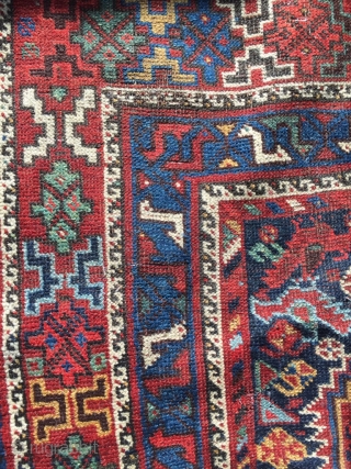 Khamseh in very good condition.
More pictures on request.
Original size and colors for this
antique Persian carpet.
Before 01.01.2000 has been exported
from Persia.

REGARDS   from COMO !

SOLD ! THANKS! 
     