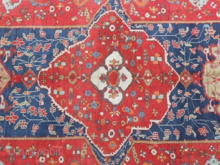 Size   cm. 322 x 221 cm.
Piece in good condition, full pile.
Antique MALAYER-FARAHAN with a very beautiful design.
Important size for this FERAGHAN fine and antique.
All original. More info and photo on  ...