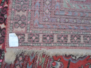 Antique Oasi of YARKAND in very GOOD condition.
Size m.4.25 x 2.10. Original gol turkmen tekke
for this XINJIANG East Turkestan palace carpet.

WARM REGARDS   from  COMO !
Maurice     