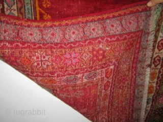 Antique prayer rug knotted around Kirshir village of central Turkey-Anatolia.
Good condition, some areas of pile damaged. Washed professionally. Size cm
149 x 98  cm. More info or photos on request.
REGARDS  from  ...