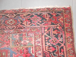 356 x 266 cm
Oriental carpet AZERBAIJAN HERIS  Very old Heris, not a Karageh or Gorevan or AHAAR.
This is an Heris (look the reverse /knot). 
Very old piece with a very discount  ...