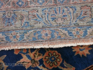 ANCIEN KASHAN Manchester wool in perfect condition:
full pile, no repils, restors or damages for this piece.
Palace size: m. 4,22 x 3,26. = ft. 13.84 x ft. 10.71.
Shiny and soft wool for this  ...