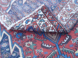 201X133 CM SIZE OF THIS DISTRICT OF HAMEDAN, VILLAGE OF MAZLAGHAN. GOOD CONDITION, WASHED. ALL NATURAL DYES FOR THIS CARPET KNOTTED AROUND THE FIRST QUARTER xx TH. c/   FOR MORE  ...