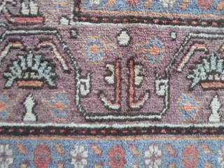 Oasi of KASHGAR XINJIANG region of East-Turkestan.
In perfect condition with size m. 3,85 x 2,02.
Original soft colors for this Samarkand ancien.
Shiny and velvelty wool for this palace carpet.
More info and pictures on  ...