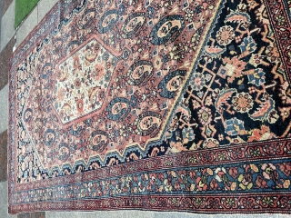 Old Malayer rug with beautiful soft colors 
Size: 205x128cm available                       