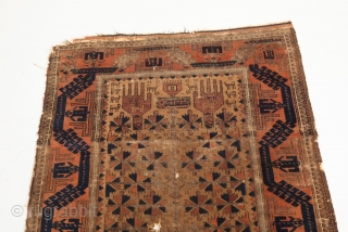 BALUCH rug turn of the century (dated 1902)...Size 172x94 cm                       