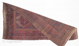 King Baluch, soft wool, top colours,circa 1880, unique design... SIZE 287X150 cm...                     