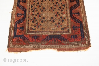 BALUCH rug turn of the century (dated 1902)...Size 172x94 cm                       