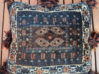 Double Side Baluch Pillow..Top colours, unique piece..                          