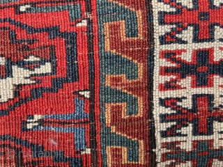 19 th century Turkmen Tekke Cuval...Beautiful madder red..Need wash.. SIZE 55cm x 110cm                    