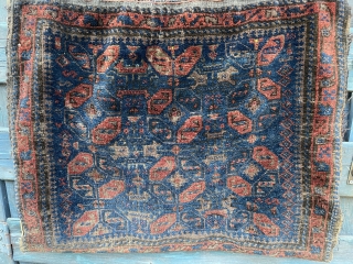 Baluch bagface in good conditie .. Last quarter from 19 th century.. 60x60                    