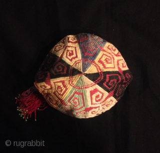 Uzbek vintage natural silk handmade hat skull duppi hat

Size: 
Hat Circumference: 46 cm 

Fast shipping all over the world,!              