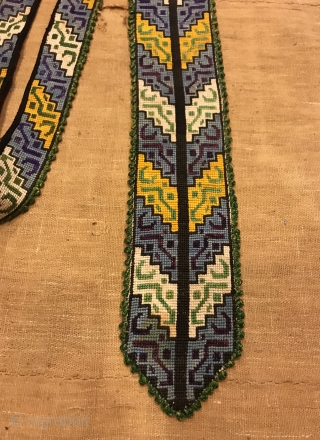 Uzbek vintage embroidered tie accessories 
Ethnic tribal textiles 

Size : 112 cm x 8 cm

Fast shipping worldwide 

Thank you visiting for my shop :)         