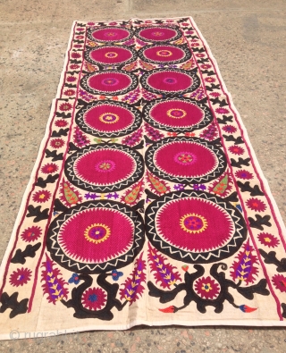 Antique Uzbek embroidery Suzani 

100% handmade

Size: 232 cm X 87 cm
                      