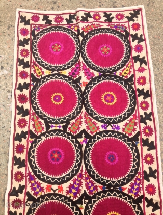 Antique Uzbek embroidery Suzani 

100% handmade

Size: 232 cm X 87 cm
                      