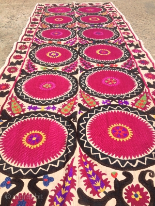 Antique Uzbek embroidery Suzani 

100% handmade

Size: 232 cm X 87 cm
                      