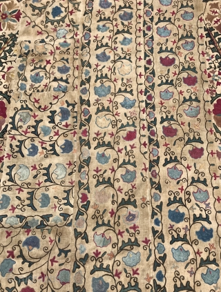 Antique 19.th century uzbek bukhara Suzani 

Size : 225 cm x 130 cm

Fast shipping worldwide 

Thank you visiting for my shop :)           