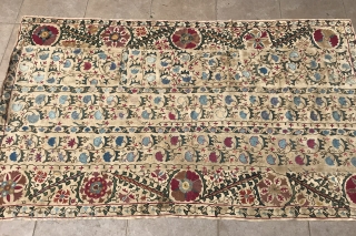 Antique 19.th century uzbek bukhara Suzani 

Size : 225 cm x 130 cm

Fast shipping worldwide 

Thank you visiting for my shop :)           