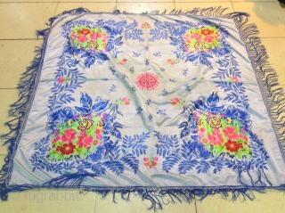 Russian antique silk handmade shawl

Size: 160 cm x 156 cm

Fast shipping worldwide

Thanks visiting for my shop :)                