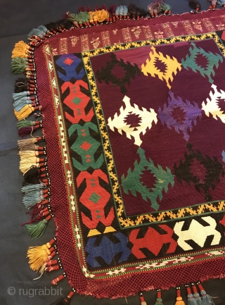 Uzbek nomads lakai embroidered textiles, antique ornaments accessories, silk embroidered hanging wall textiles

Size: 65 cm x 60 cm

Thank you visiting for my shop :)         