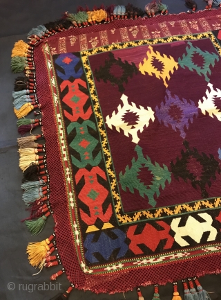 Uzbek nomads lakai embroidered textiles, antique ornaments accessories, silk embroidered hanging wall textiles

Size: 65 cm x 60 cm

Thank you visiting for my shop :)         