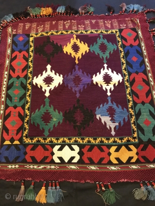 Uzbek nomads lakai embroidered textiles, antique ornaments accessories, silk embroidered hanging wall textiles

Size: 65 cm x 60 cm

Thank you visiting for my shop :)         