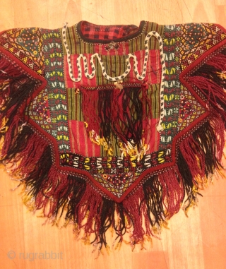 Vintage Turkmen tekke kids dress

Size : 
Height: 40cm
Diameter : 45 cm

FAST WORLDWIDE SHIPPING by FEDEX almost within 3 to 5 working days ...
can be tracked at www.fedex.com      