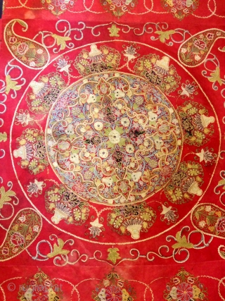 The resht embroidery 
Old persian Textiles
Decorative your Home , hanging wall

Size : 120cm X 120cm

100% handmade



Suzani

Suzani is a type of embroidered and decorative tribal textile made in Tajikistan, Uzbekistan, Kazakhstan and other  ...