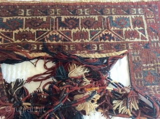 SUPERB ERSARI KAPUNUK, NATURAL VEGETABLE DYES, EXCELLENT CONDITION, FULL PILE , TASSLES INTACT, ABSOLUTE GEM.
                  