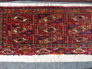 Turkmen Tekke torbah. Circa 1920-30. Size: 80 x 30 cm (31" x 12").                    