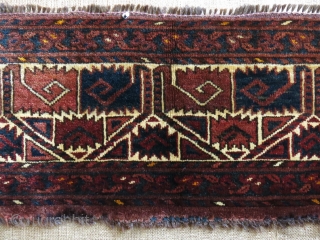 Turkmen Ersari ikat design torbah. Circa 1920. Size: 125 cm x 35 cm (49.2" x 13.7").                 