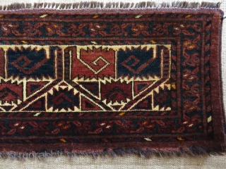 Turkmen Ersari ikat design torbah. Circa 1920. Size: 125 cm x 35 cm (49.2" x 13.7").                 