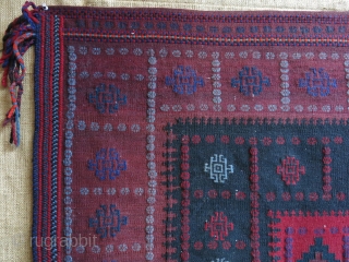 Baluch sofreh. Size: 137 cm x 133 cm (54" x 52").                      