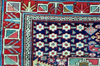 Fine Early Caucasian Rug with Great colors...                          